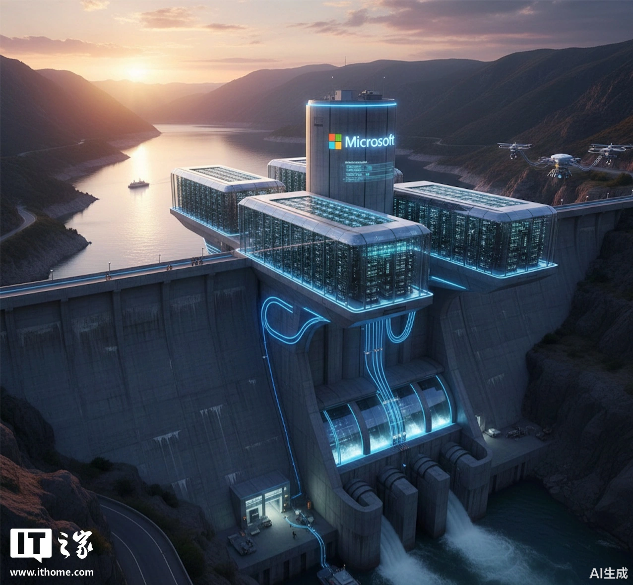 预计 2030 年用掉 800 亿升水，微软承诺节约水资源