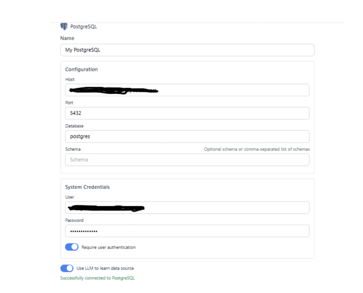 Supabase Database Setup