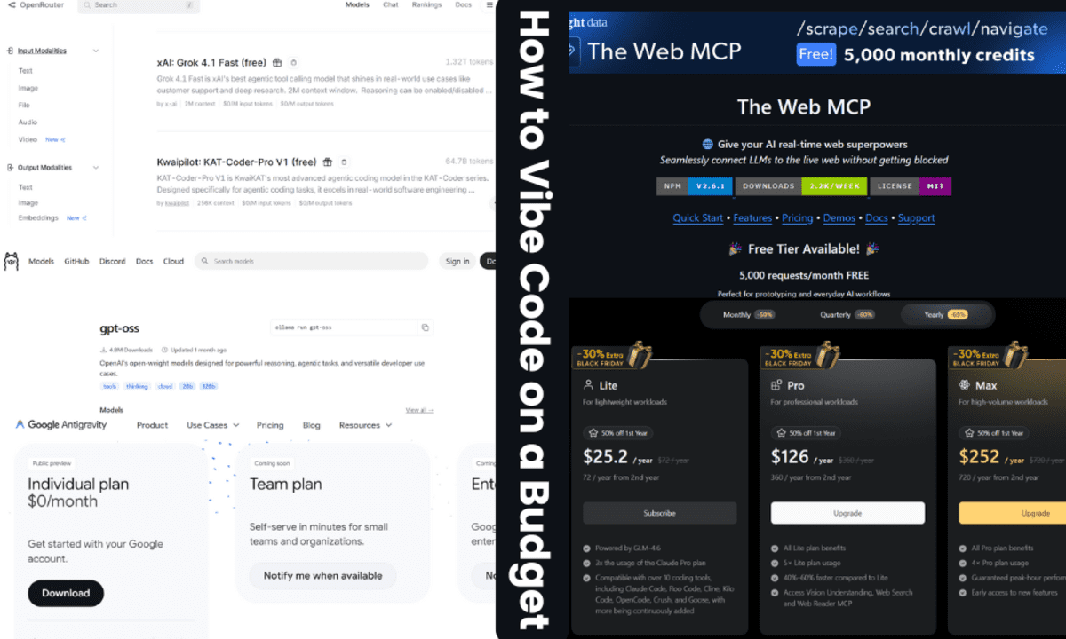 如何在预算内实现“Vibe Coding”体验