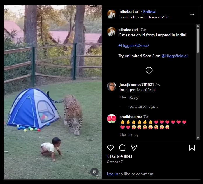 研究警告：AI 伪造的动物视频正在误导儿童，破坏自然认知