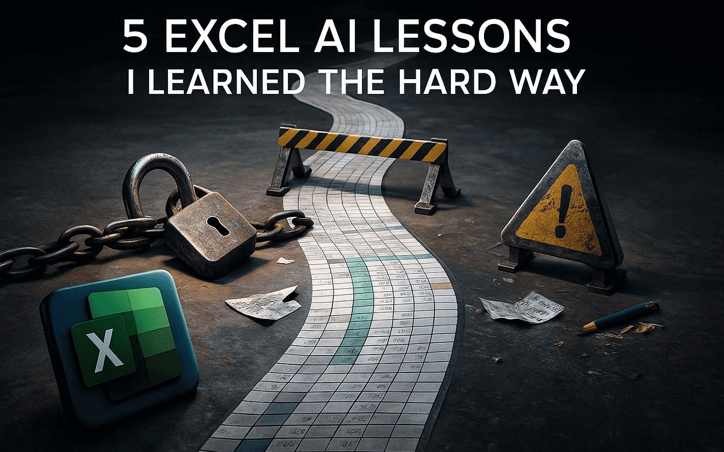 5 Excel AI Lessons I Learned the Hard Way