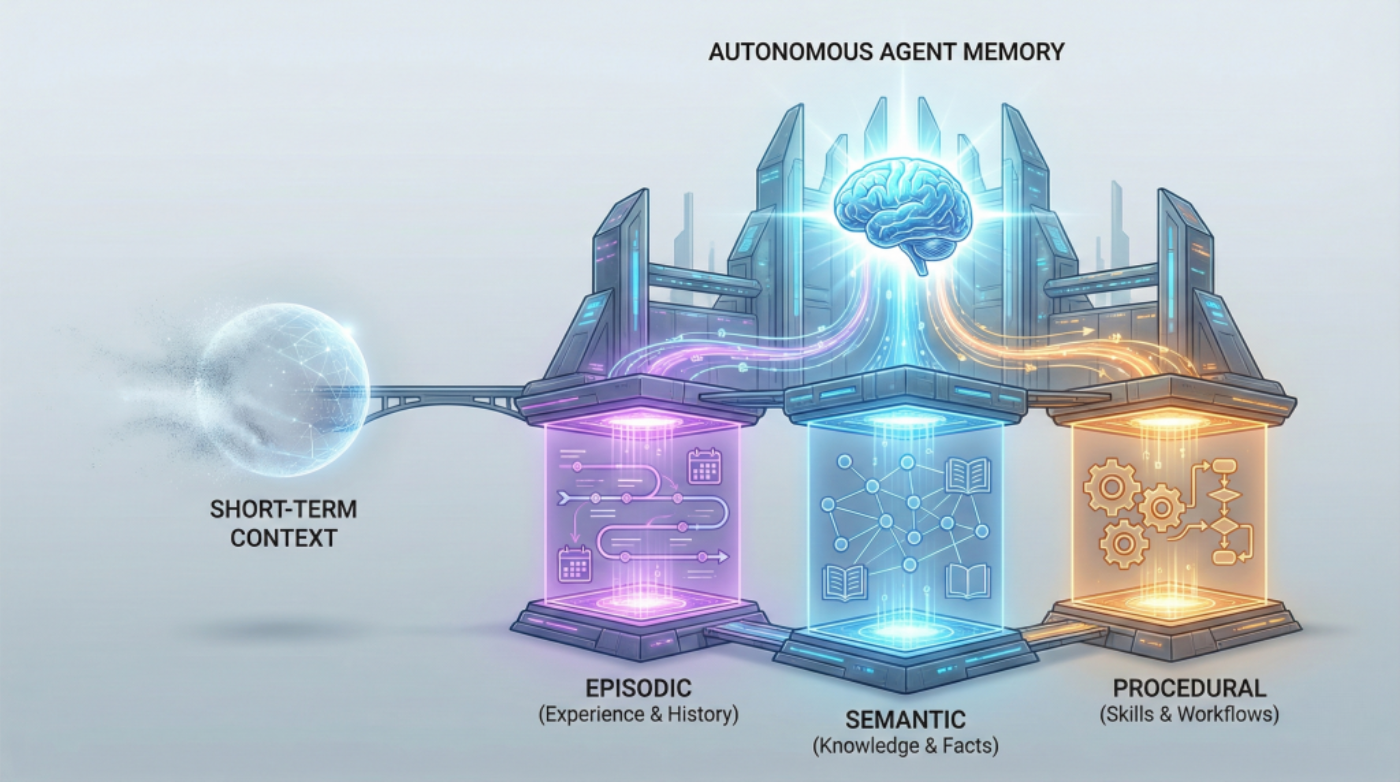Beyond Short-term Memory: 3 Types Long-term Memory AI Agents Need