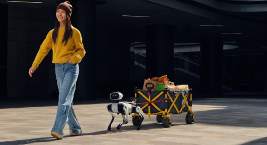 全球首款免遥控机器狗预售:9988元 全地形都能去