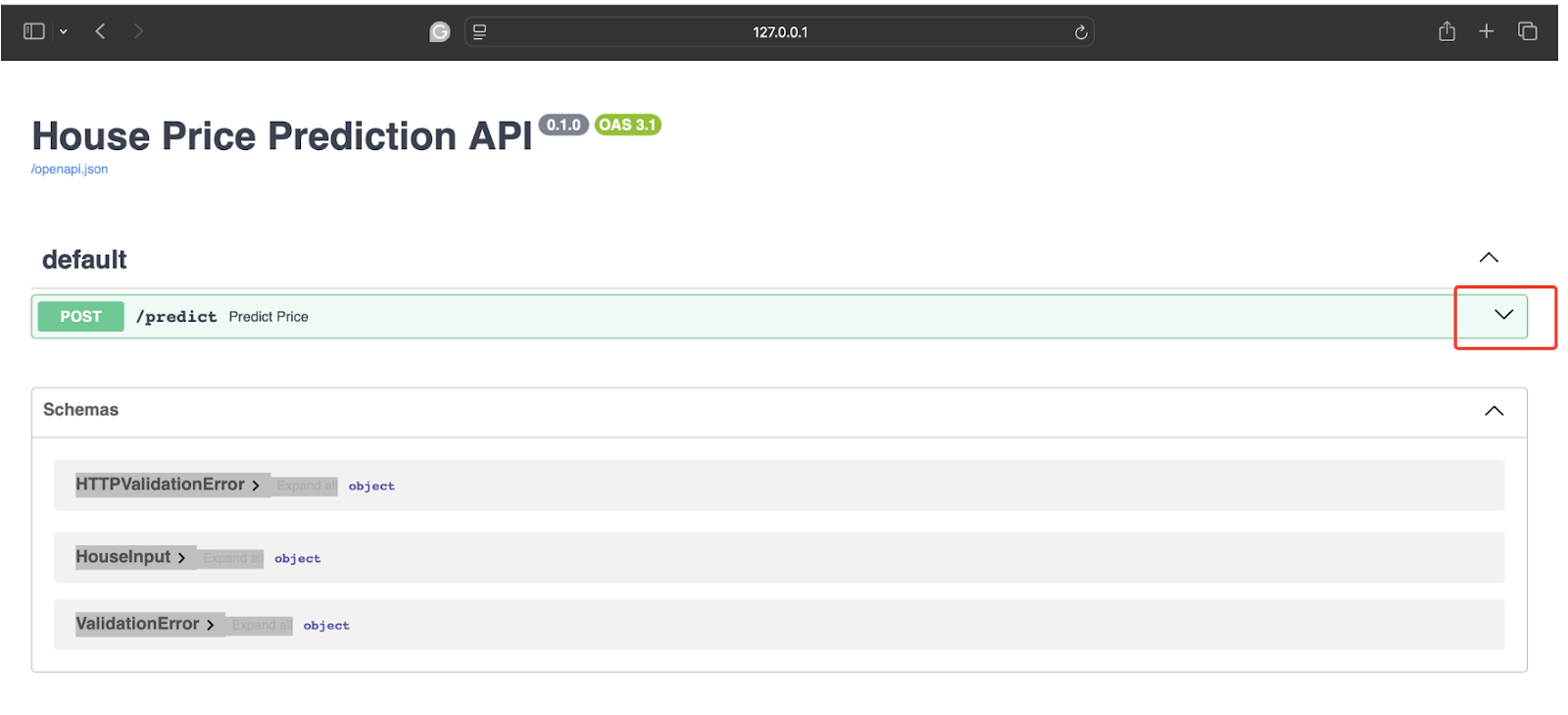 Testing with Real Input: Clicking on arrow
